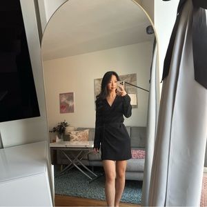 Aritzia wrap blazer dress